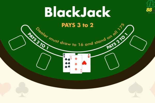 Tân thủ học cách chơi Blackjack 3 hand đơn giản nhất tại FB88